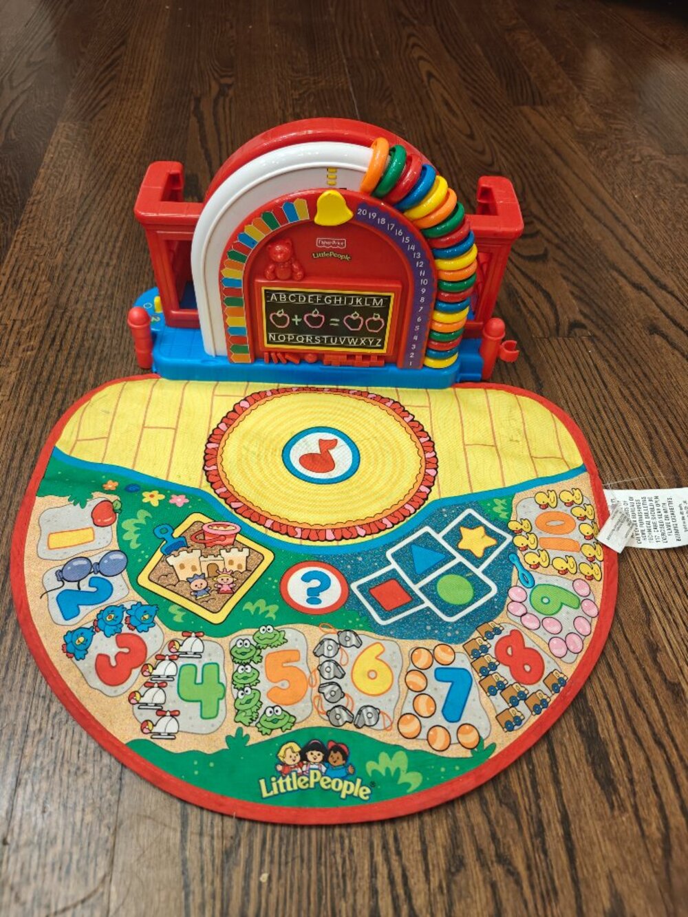 Fisher Price Little People Time to Learn Preschool Numbers 1-10 Counting Mat